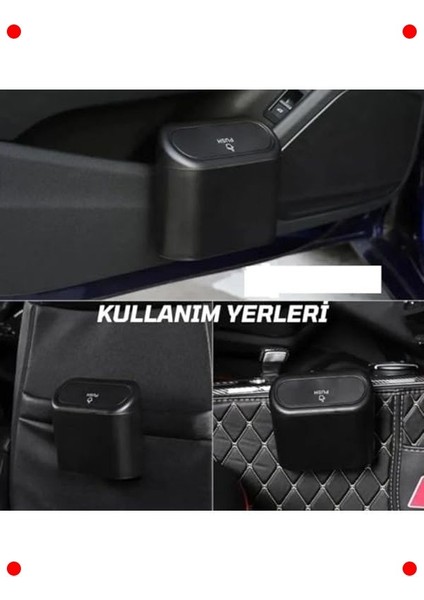 Portatif Çok Fonksiyonlu Araç ve Ev Çöp Kovası Organizer modelleri