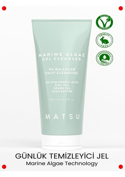 Deniz Yosunu Sebum Dengeleyici Yüz Temizleme Jeli 200 ml fiyatları
