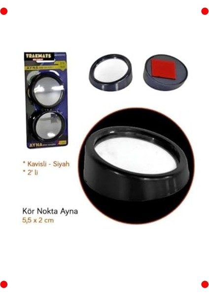Yuvarlak Kör Nokta Aynası Seti (2 Adet) modelleri