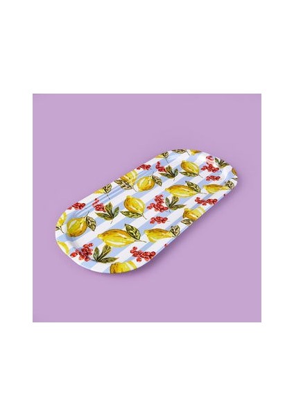 Limecello Sunumluk Tepsi - Renkli - 34,9X15,9 cm modelleri