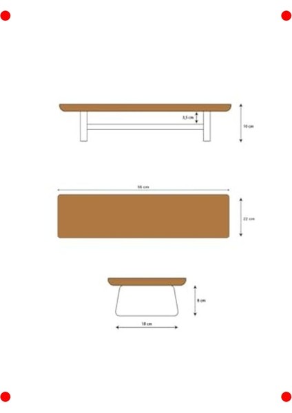 Ergonomik Ahşap Monitör Standı - Meşe fiyatları