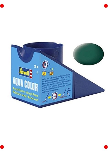 Mat Deniz Yeşili Maket Boyası - 18 ml