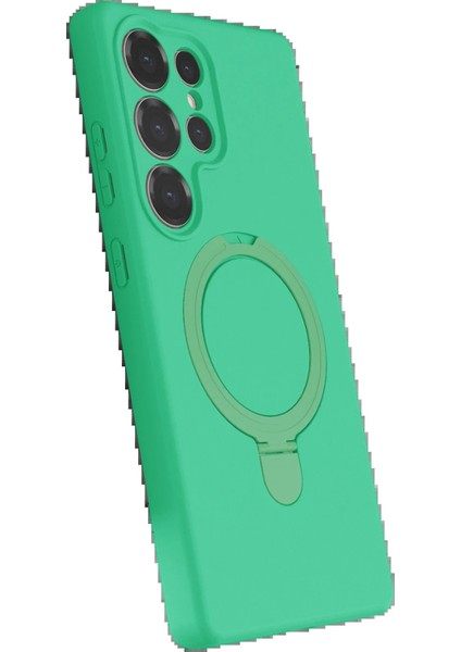 Samsung Galaxy S25 Ultra Regal Magsafe Standlı Kapak - Yeşil fiyatları
