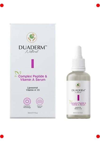 Kırışıklık Karşıtı Peptit & A Vitamini Serum 30 ml fiyatları