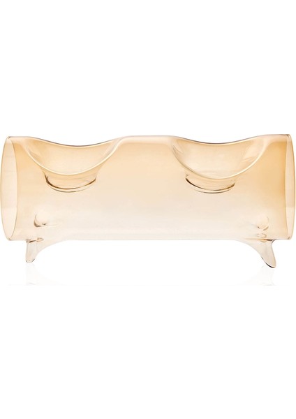 Design 2'li Sıralı Cam Mumluk - Bal fiyatları