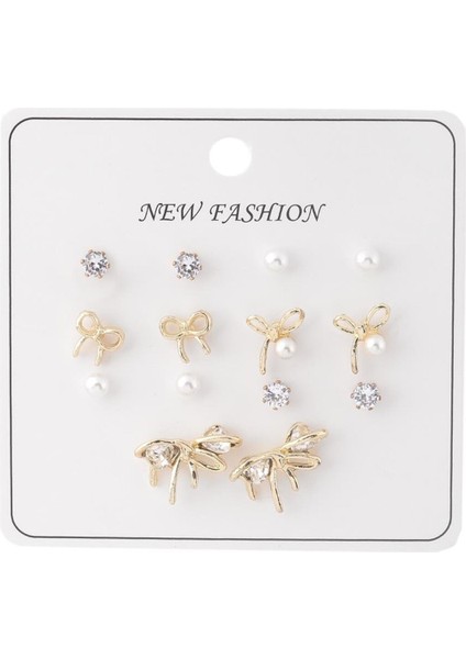 Bijuteri Set Küpe Gold