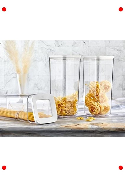 Kare Saklama Kabı Seti (3X1700 Ml)