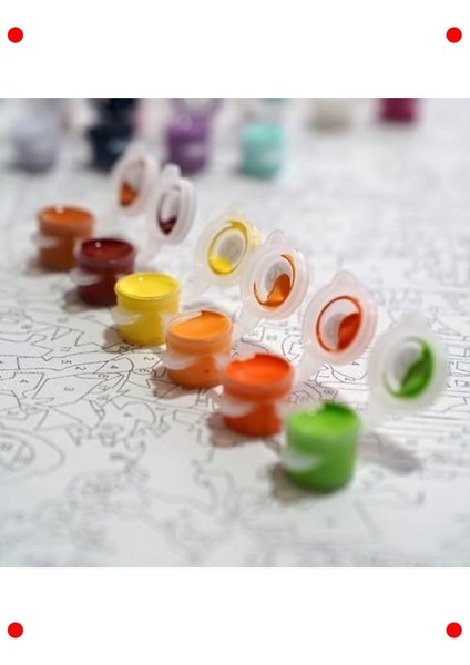 Sayılarla Boyama Tuval Seti - Ilkbahar Manzarası fırsatları