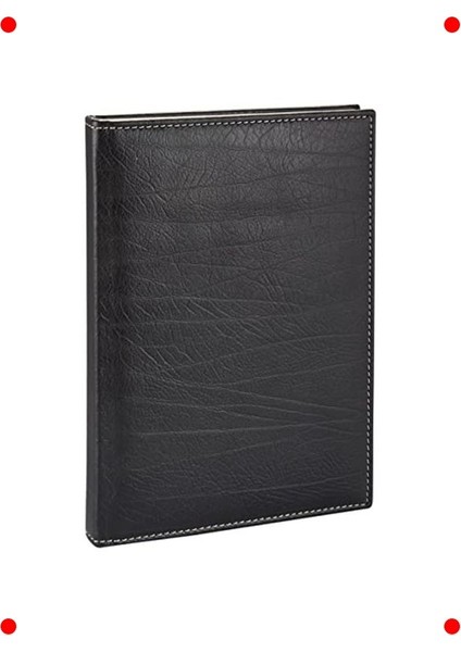 2026 Tarihli Lüks Deri Günlük Ajanda Siyah indirimleri