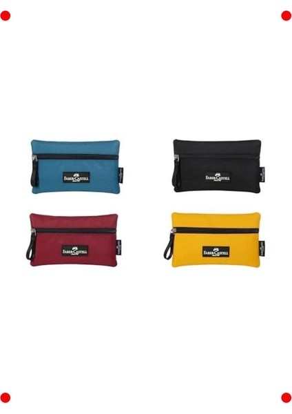 Tek Gözlü Kalem Çantası - Şık ve Pratik (Rastgele Renk)
