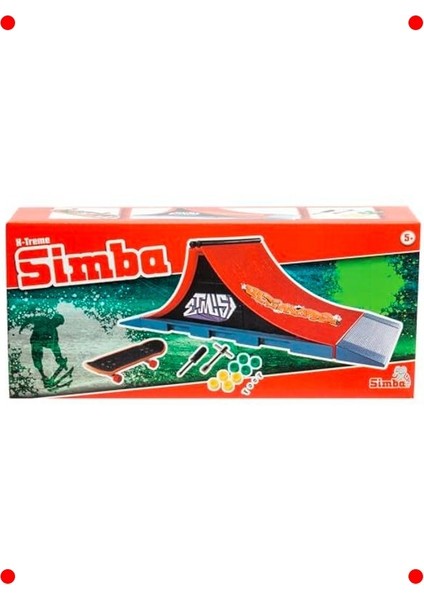 Mini Parmak Kaykay Rampa ve Aksesuar Seti