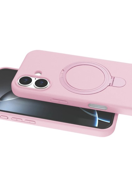 Nrzsnt Newface Apple Iphone 16 Regal Magsafe Standlı Kapak - Açık Pembe fiyatları