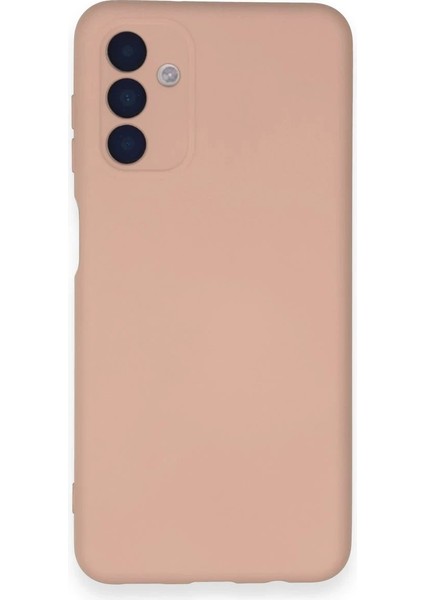 Samsung Galaxy A14 4g Kılıf Nano Içi Kadife Silikon - Pudra