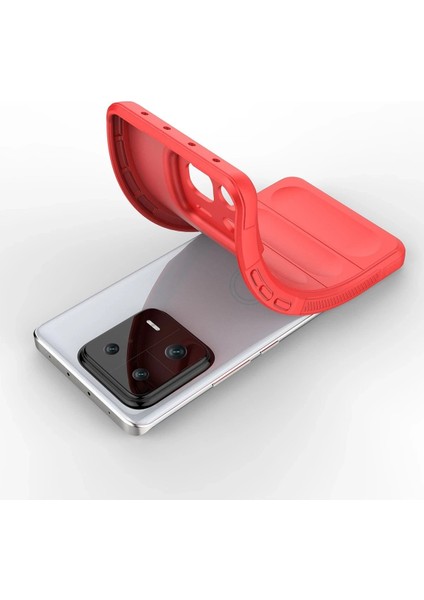 Xiaomi Mi 13 Kılıf Optimum Silikon - Kırmızı fırsatları