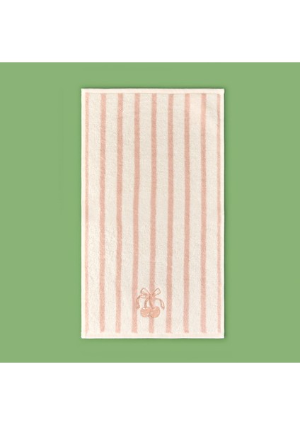 Soft Bemba El Havlusu - Ekru / Pembe - 30X50 cm fiyatları