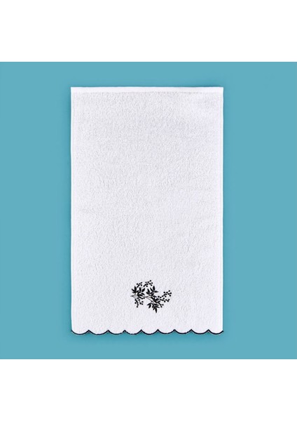 Soft French Cottage Onda El Havlusu - Ekru / Siyah - 30X50 cm fiyatları