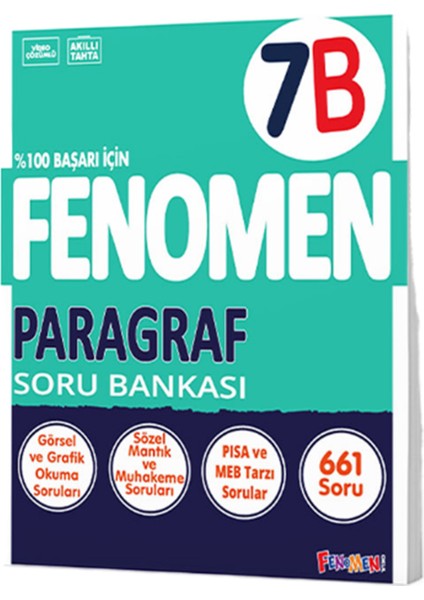 7.sınıf Paragraf B Soru Bankası (Güncel) modelleri