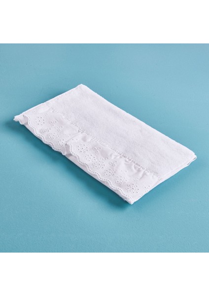 Soft Fırfırlı El Havlusu - Beyaz - 30X50 cm fiyatları