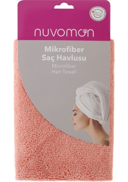 Mikrofiber Saç Havlusu - Asorti - 20X35X4 cm