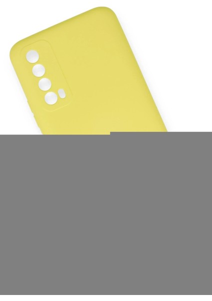 Huawei P Smart 2021 Kılıf Nano Içi Kadife Silikon - Sarı modelleri
