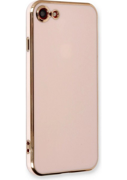 iPhone 7 Kılıf Volet Silikon - Pembe