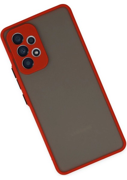 Samsung Galaxy A23 4g Kılıf Montreal Silikon Kapak - Kırmızı fiyatları