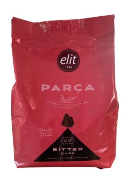 Pastacı Bitter Parça Çikolata 1 kg (Glutensiz)