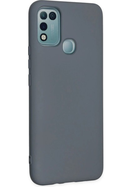 Infinix Hot 10 Play Kılıf Nano Içi Kadife Silikon - Gri fiyatları