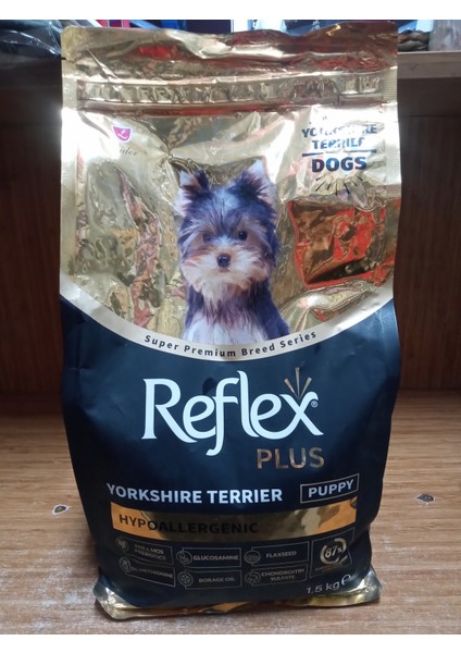 Hypoallergenıc Yorkshire Terrier Yavru Köpek Mama 1.5 Kg+5 Adet Ağız Diş Temizleyici Köpek Ödül