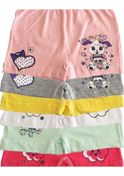 0181 Kız Baskılı Boxer