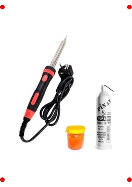 Profesyonel Lehim Seti: Kalem Havya, Tel ve Pasta