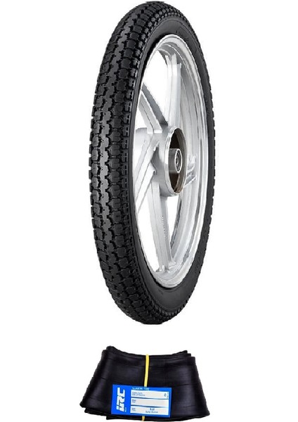 Irc 19 Jant 2.00-19 Tube Type (Iç Lastikli) Nr-7 Motosiklet Dış Lastiği + Irc 2.00-19 Iç Lastik Seti