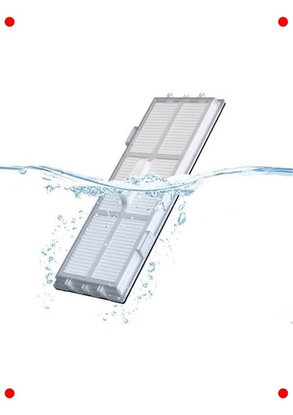 Robot Süpürge Uyumlu 2'li Hepa Filtre Seti fiyatları