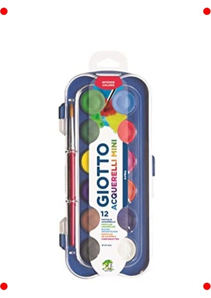 12'li Kaliteli Suluboya Seti