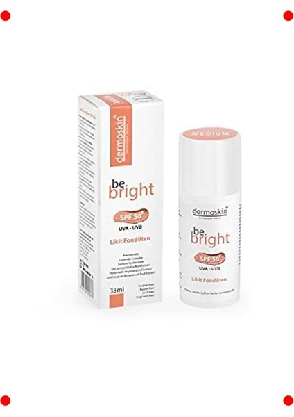 Güneş Korumalı Likit Fondöten Spf 50 - Orta Ton