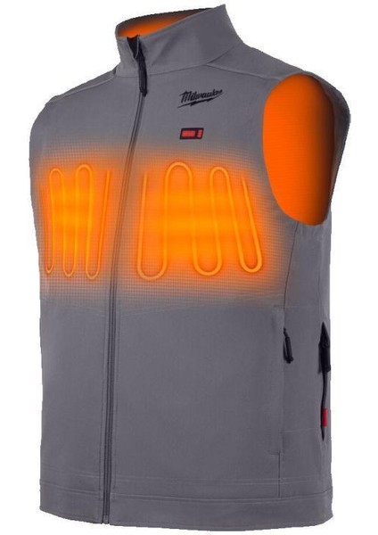 M12 Hvgrey 1-0 (L) Isıtmalı Yelek Gri 4932480102