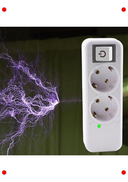 Akım Korumalı Anahtarlı 2'li Kablosuz Priz indirimleri