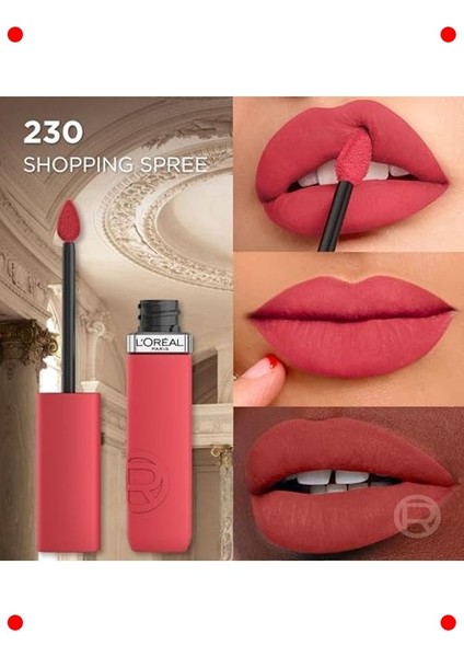 Likit Mat Ruj - Uzun Süre Kalıcı, No: 230 fırsatları