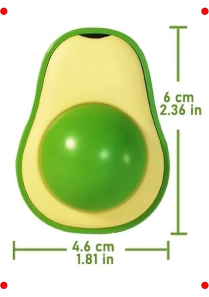 Avokado Kedi Nanesi Topu Yapışkanlı Kedi Oyuncağı fiyatları