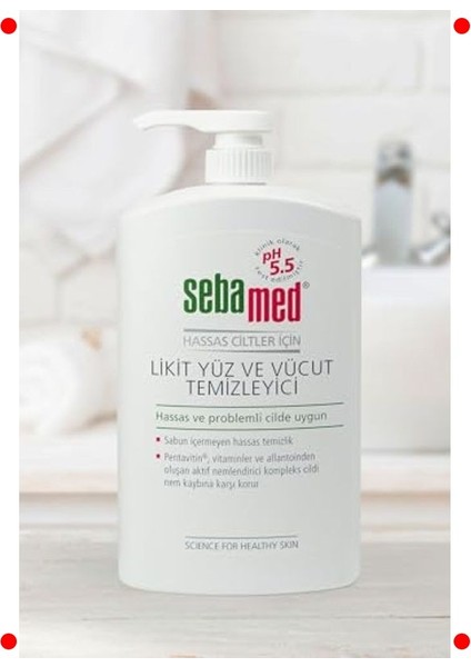 Hassas Ciltler Için Yüz & Vücut Temizleme Jeli (1l) modelleri