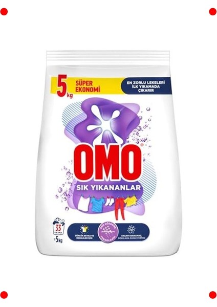 Beyazlar ve Renkliler Için Toz Deterjan 5 kg