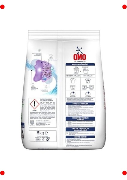 Beyazlar ve Renkliler Için Toz Deterjan 5 kg modelleri