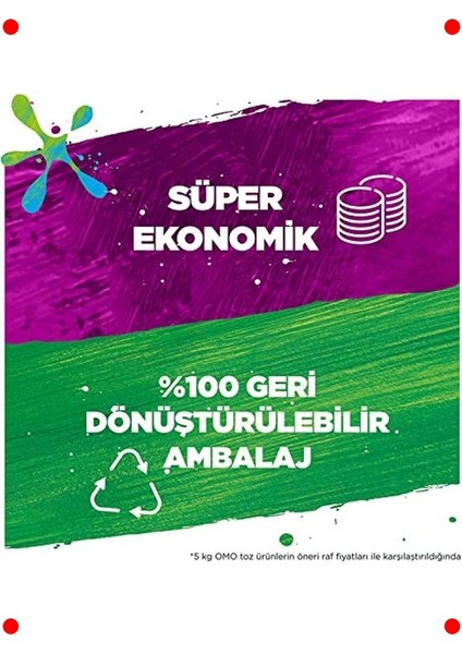 Beyazlar ve Renkliler Için Toz Deterjan 5 kg indirimleri