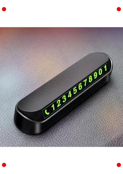 Mıknatıslı Park Numaratörü - Fosforlu ve Görünür