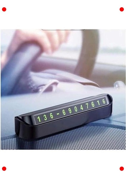 Mıknatıslı Park Numaratörü - Fosforlu ve Görünür modelleri