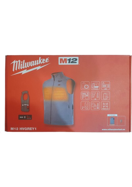 M12 Hvgrey 1-0 (L) Isıtmalı Yelek Gri 4932480102 indirimleri