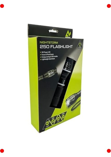 Kompakt 250 Lümen LED Kamp Feneri modelleri