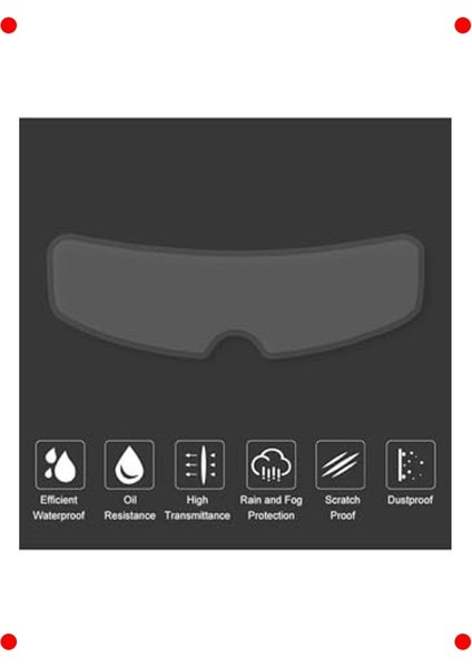 Evrensel Kask Yağmur & Sis Önleyici Lens Filmi modelleri