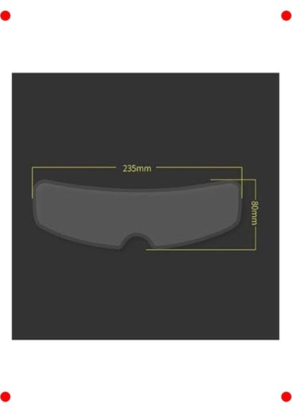 Evrensel Kask Yağmur & Sis Önleyici Lens Filmi indirimleri