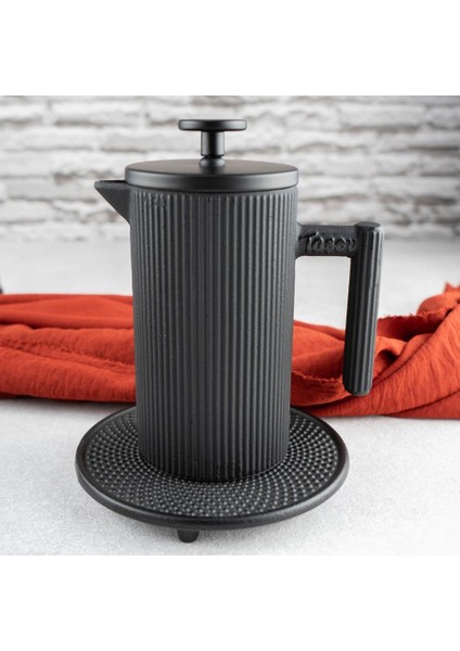 Linden Döküm French Press 350 ml Siyah T6006 fiyatları